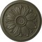 Ekena Millwork Kaya Ceiling Medallion (Fits Canopies up to 5 1/4"), Hand-Painted Witch Hazel, 23 5/8"OD x 1 1/2"P CM23KAWHF - alternate 1